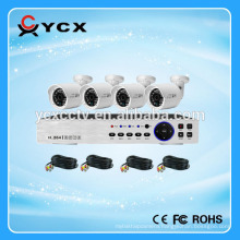 Popular Economic 4CH 720P AHD camera Kits , CCTV Camera System